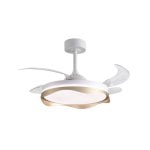 Ventilador de techo Bel Air Olas 4 aspas retráctiles, motor DC, LED 72W, control remoto Ventilador de techo Bel Air Olas 4 aspas retráctiles, motor DC, LED 72W, control remoto
