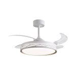 Ventilatore da soffitto Bel Air Home Riga LED 72W con 4 pale retrattili, motore DC, telecomando Ventilatore da soffitto Bel Air Home Riga LED 72W con 4 pale retrattili, motore DC, telecomando