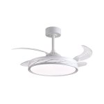 Ventilador de techo Bel Air Home Riga motor DC 4 aspas LED 72W regulable