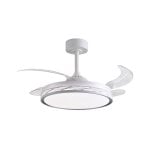 Ventilatore da soffitto Bel Air Riga 72W LED DC con 4 pale retrattili e telecomando a 6 velocità Ventilatore da soffitto Bel Air Riga 72W LED DC con 4 pale retrattili e telecomando a 6 velocità