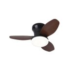 Ventoinha de teto Bel Air Home Tauro Mini 70cm DC LED 48W 6 velocidades