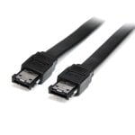 StarTech eSATA-Kabel, 1,8 m, geschirmt, 6 Gb/s, schwarz, Stecker auf Stecker, CE, RoHS