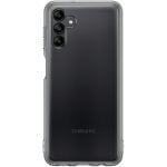 Capa de Silicone TPU para Samsung Galaxy A04s Preta Transparente Ultra Fina e Resistente