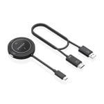 Transmisor inalámbrico AISENS ASWL-H2KC30M004-BK USB-C HDMI 1080P 30m 100W PD Transmisor inalámbrico AISENS ASWL-H2KC30M004-BK USB-C HDMI 1080P 30m 100W PD