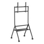 Aisens Bodenständer mit Ablage und Rädern für 37-86-Zoll-Bildschirme, VESA bis zu 600 x 400 mm Aisens Bodenständer mit Ablage und Rädern für 37-86-Zoll-Bildschirme, VESA bis zu 600 x 400 mm