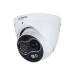 Câmara Dome PoE Térmica Híbrida Dahua DHI-TPC-DF1241-B2F2-DW-S2 de 4 MP com Gestão Remota Câmara Dome PoE Térmica Híbrida Dahua DHI-TPC-DF1241-B2F2-DW-S2 de 4 MP com Gestão Remota