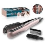 Cecotec AirLisse 2 em 1 ForceDry Black Air Straightener com motor de plasma sem escovas de 19,7 m/s