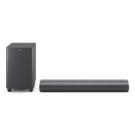 Barra de Som Philips TAB6100 2.1 80W Bluetooth HDMI eARC Subwoofer Dolby Atmos Preta