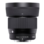 Téléobjectif compact Sigma 56 mm f/1.4 DC DN Fujifilm X, mise au point silencieuse, noir Téléobjectif compact Sigma 56 mm f/1.4 DC DN Fujifilm X, mise au point silencieuse, noir