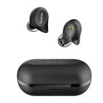 Auriculares BOYA inalámbricos Bluetooth 5.0 intrauditivos con micrófono y estuche USB-C negros Auriculares BOYA inalámbricos Bluetooth 5.0 intrauditivos con micrófono y estuche USB-C negros