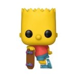 Figura coleccionable Funko Bart Simpson vinilo multicolor 89mm licencia Los Simpsons