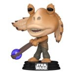 Figurine de collection Funko Jar Jar Binks Star Wars en vinyle 113 mm, boîte à fenêtre