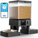Mangiatoia automatica Oneisall WiFi da 3,5 l con telecomando multiutente e porzioni personalizzabili