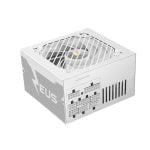 Mars Gaming Mpze750sim Modulares ATX-Netzteil, 750 W, 10 Jahre Garantie, 80plus, Silberweiß
