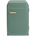 Frigorífico Create Una Puerta 86cm 92L/15L Eficiencia ECO Friendly Compartimentado Verde Sage