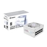 Alimentation modulaire PCIe 5.0 Gigabyte 1000 W 80 PLUS Platinum AORUS ELITE P1000W ICE, blanche Alimentation modulaire PCIe 5.0 Gigabyte 1000 W 80 PLUS Platinum AORUS ELITE P1000W ICE, blanche