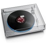 FiiO TT13 Silber Bluetooth-Plattenspieler mit automatischem Tonarm, Phono-Vorverstärker, Bluetooth aptX