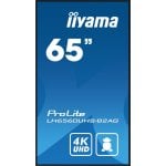 Tableau blanc numérique iiyama LH6560UHS-B2AG 65″ 4K Ultra HD LED Android 11 Wifi 24h/24 et 7j/7 Tableau blanc numérique iiyama LH6560UHS-B2AG 65″ 4K Ultra HD LED Android 11 Wifi 24h/24 et 7j/7