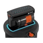 Arroseur oscillant Gardena OS 140 8223-20 Débit réglable intégré Irrigation précise Arroseur oscillant Gardena OS 140 8223-20 Débit réglable intégré Irrigation précise