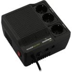 Estabilizador Tensión Tecnoware 1000VA para móden/router/PC, protege picos de corriente, no es SAI