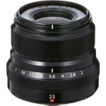Fujifilm FUJINON XF23mm F2.0 R WR 10/6 X-Mount-Objektiv, Schwarz, 43 mm Fujifilm FUJINON XF23mm F2.0 R WR 10/6 X-Mount-Objektiv, Schwarz, 43 mm