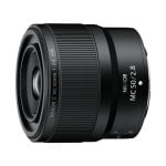 Obiettivo Nikon Z MC 50mm f/2.8 Macro 1x con rivestimento al fluoro e messa a fuoco automatica, nero Obiettivo Nikon Z MC 50mm f/2.8 Macro 1x con rivestimento al fluoro e messa a fuoco automatica, nero
