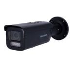 Caméra IP extérieure Hikvision DS-2CD2683G2-LIZS2U 8 MP à focale variable PoE+ AcuSense IR IK10 noire