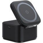 Chargeur sans fil Baseus P10264100123-01 Magnétique Pliable 2-en-1 15W USB-C Angle Réglable