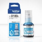 Bouteille d'encre cyan Brother BT5000C (5 000 pages) compatible avec les imprimantes DCP-T580DW/T583DW/T780DW
