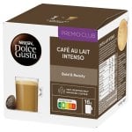Capsules de café au lait Nescafé Dolce Gusto Intenso 16 unités Intensité 9 Capsules de café au lait Nescafé Dolce Gusto Intenso 16 unités Intensité 9