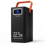 PowerBank Klack 100000mAh 22.5W 4xUSB-A USB-C Lightning MicroUSB Linterna LED Pantalla Digital PowerBank Klack 100000mAh 22.5W 4xUSB-A USB-C Lightning MicroUSB Linterna LED Pantalla Digital