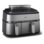Airfryer Philips NA555/00 Double Panier 9L 2750W Écran Tactile Programmes XL