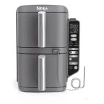 Freidora de aire Ninja SL451EU 9.5L 2470W Doble con pantalla incorporada Gris Freidora de aire Ninja SL451EU 9.5L 2470W Doble con pantalla incorporada Gris
