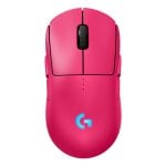 Ratón Logitech inalámbrico 32000 DPI RGB 8 botones batería USB-C Magenta