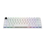 Teclado mecânico sem fios Logitech G PRO X 60 QWERTY RGB com retroiluminação LED/Branco