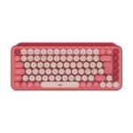 Teclado mecánico Logitech POP Keys Mini QWERTY RF Wireless Bluetooth Borgoña Rosa sin retroiluminación Teclado mecánico Logitech POP Keys Mini QWERTY RF Wireless Bluetooth Borgoña Rosa sin retroiluminación
