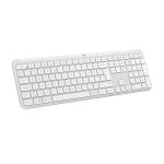 Teclado de tijera Logitech Signature Slim K950 Layout ES inalámbrico retroiluminado blanco