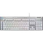 Clavier mécanique Logitech G 920-011356 AZERTY rétroéclairé en aluminium blanc
