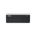 Teclado Scissor Logitech K780 Wireless RF + Bluetooth Layout QWERTZ Gris Blanco Teclado Scissor Logitech K780 Wireless RF + Bluetooth Layout QWERTZ Gris Blanco