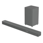 Barra de Som Haier HSD310S5 2.1 240W Bluetooth HDMI ARC Dolby Digital Preta