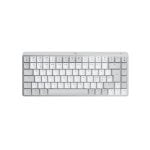 Teclado mecânico Logitech MX Mechanical Mini for Mac Layout QWERTY LED Cinza Branco