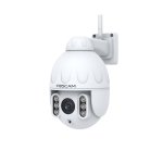 Caméra IP Foscam SD4 dôme motorisée, zoom optique x4, vision nocturne, 50 m, IP66, Wi-Fi double bande