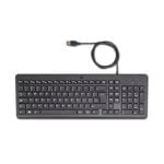 Teclado mecánico HP 150 Layout QWERTY tamaño completo USB negro