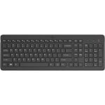 Teclado mecánico HP 225 Wireless Keyboard Layout ES inalámbrico tamaño completo negro