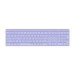 Kabelloses Scheren-Schalter Tastatur HAMA E9800M QWERTZ Lila Büro