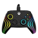Manette de jeu Turtle Beach Afterglow Wave filaire multicolore noire Xbox PC LED 3 m