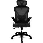 Drift DRAIR35 Cadeira Ergonómica com Encosto em Malha e Apoios de Braços Rebatíveis Máx.120kg Preta