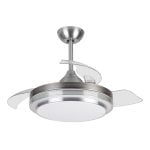 Ventilador de Techo Orbegozo CP 110105 35W 3 Aspas LED 105 cm 6 Velocidades Níquel Ventilador de Techo Orbegozo CP 110105 35W 3 Aspas LED 105 cm 6 Velocidades Níquel