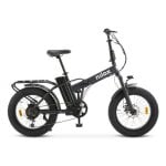 Vélo électrique pliable Nilox X8 Pro 13Ah 250W avec cadre en acier et autonomie de 70 km, 20″