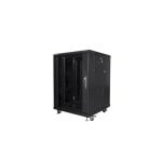Rack servidor Lanberg FF01-6615-12B 15U, 800kg, 19", IP20, puerta vidrio y metal, 600x600x848mm, negro Rack servidor Lanberg FF01-6615-12B 15U, 800kg, 19", IP20, puerta vidrio y metal, 600x600x848mm, negro